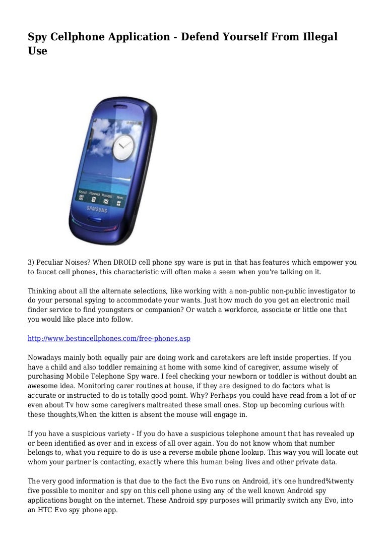 What is mobile spyware